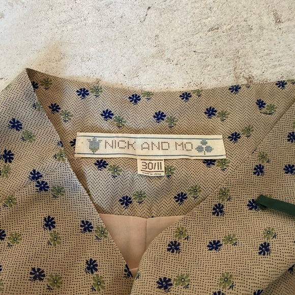 Whimsical vintage Floral Patterned Skirt - nick and mo - Picture 3 of 6